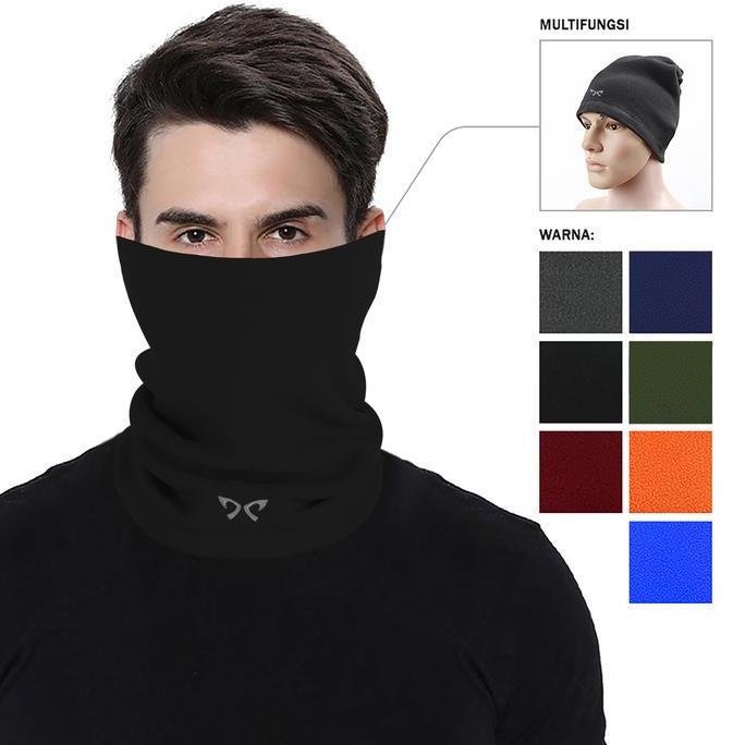 Masker Polar Thermal Multifungsi Bandana Beanie Hat untuk Musim Dingin / Winter