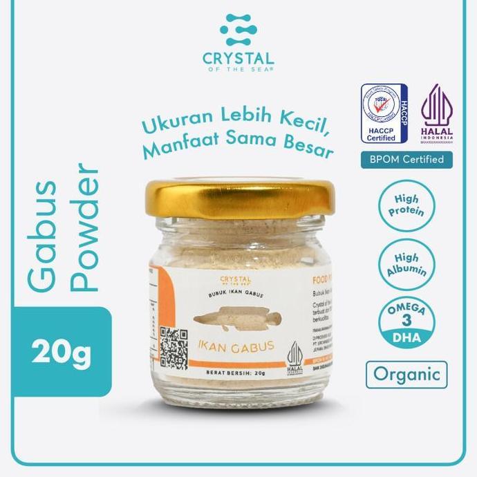 Backto- Gabus Food Powder 20G/Bubuk Ikan Gabus / Kaldu Mpasi / Tinggi Albumin
