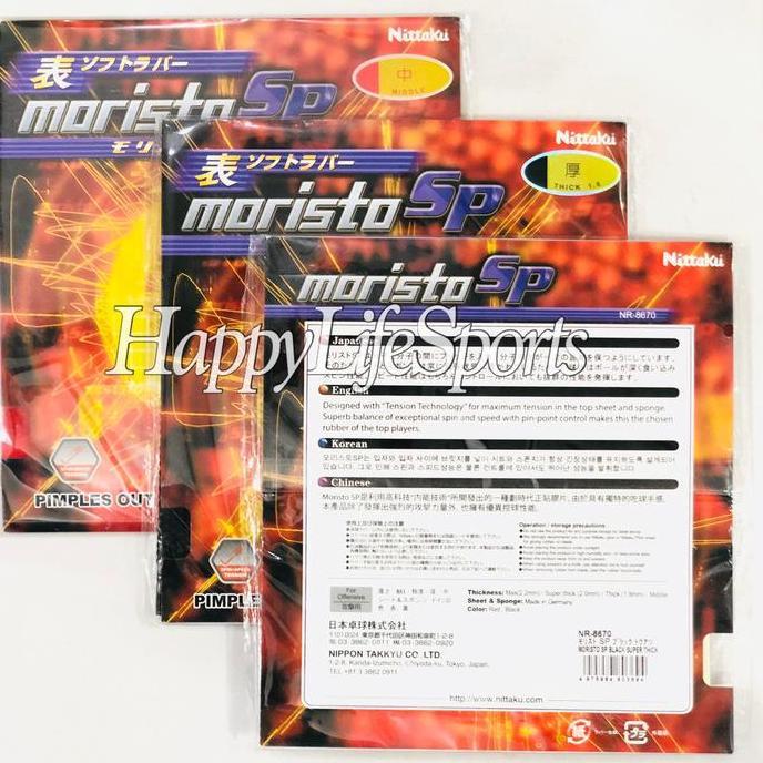 [ORIGINAL] Karet Pingpong Nittaku Moristo SP Bintik Serang