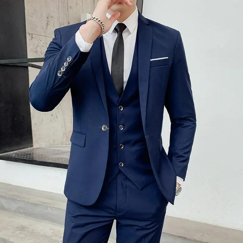 BEST SALE Setelan Jas Pria Tuxedo 3 IN 1 Pria Setelan Jas Pria Formal