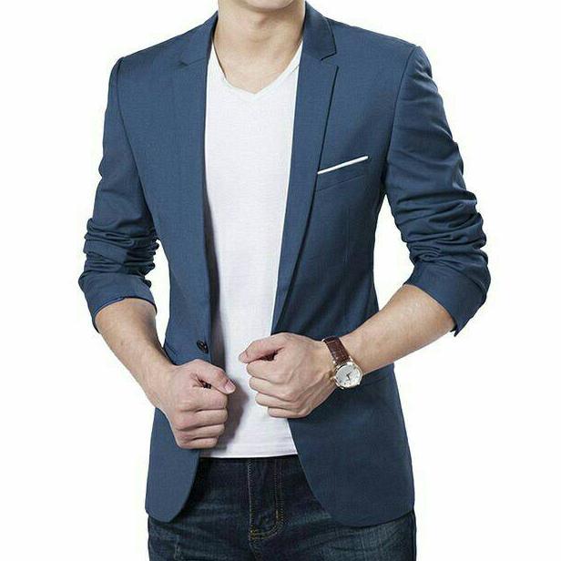 TERMURAH Blazer zaraman bahan katun strech ada ukuran L XL XXL jas pria pakaian pria blazer hugo bla