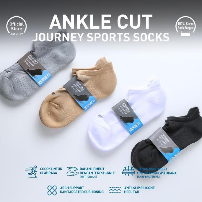 Boyboy- Tomo Journey Sports Ankle Socks - Sand