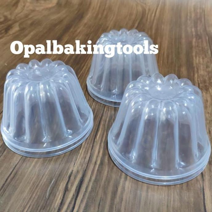 Xxcv- Cetakan Agar Puding Mini Bavaya Classic Twister Jelly Bunga Ulir Puding Green Leaf 0951