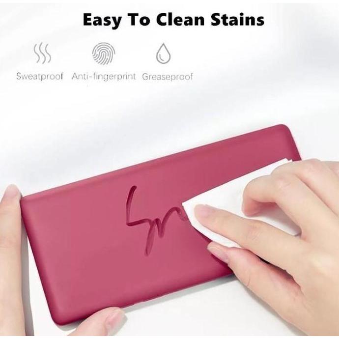 Case   untuk Oppo A53 Baby Skin FREE tali Silicone Softcase Candy Square