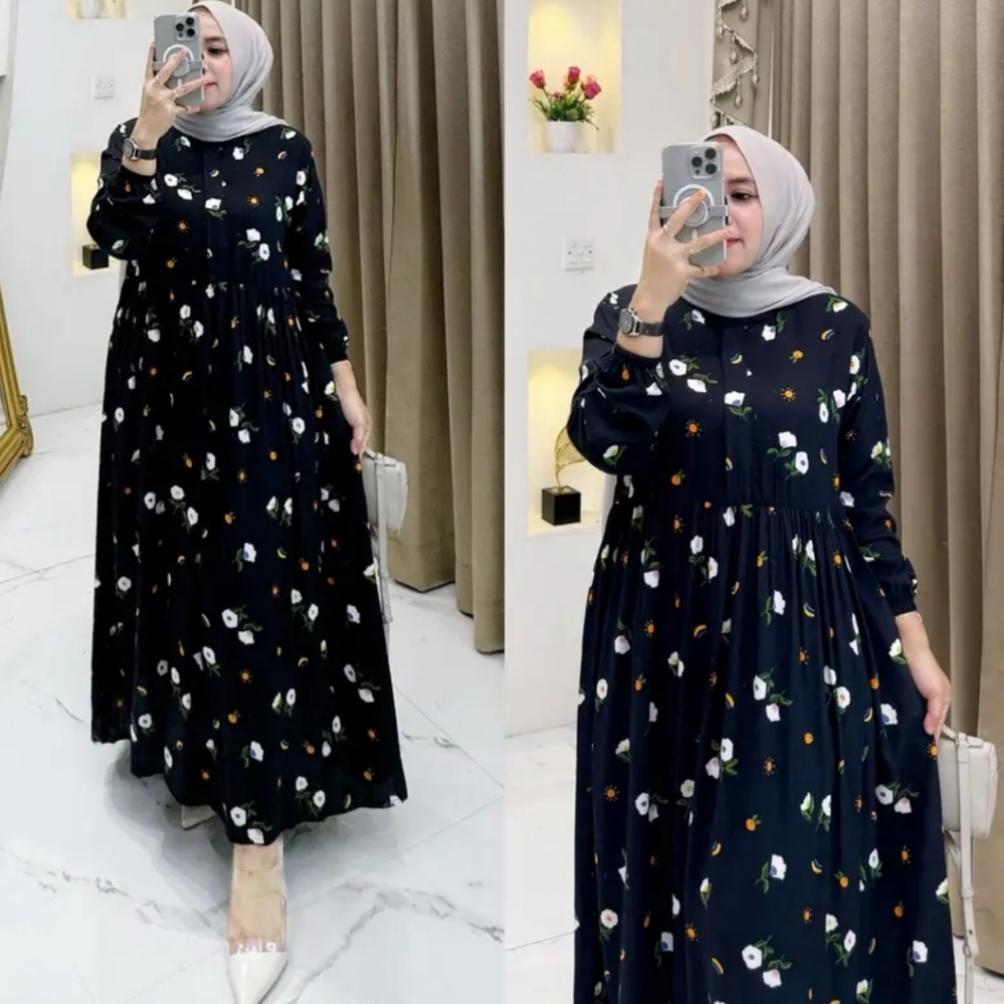 DISKON GAMIS RAYON VISCOSE PREMIUM TERBARU - RAYON PREMIUM VISCOSE - GAMIS TERBARU 2024
