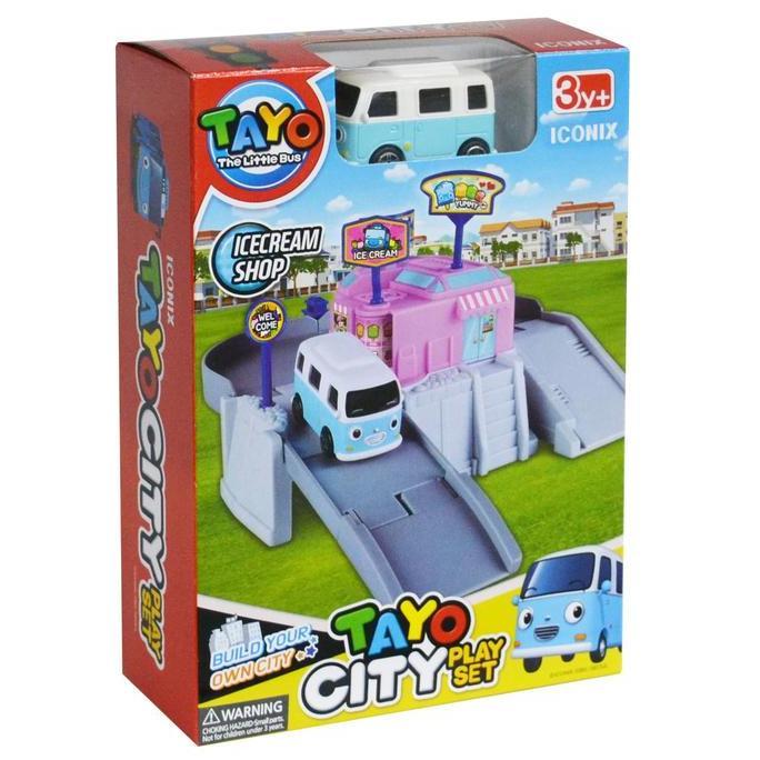 Wasingten- Tayo The Little Bus Tayo City Ice Cream Shop Playset Tyx-219019