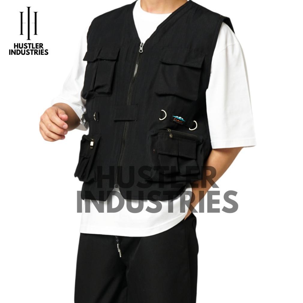 Sale VEST CARGO HITAM MULTIFUNGSI ROMPI CAESAR LAPANGAN OUTDOOR TERMURAH