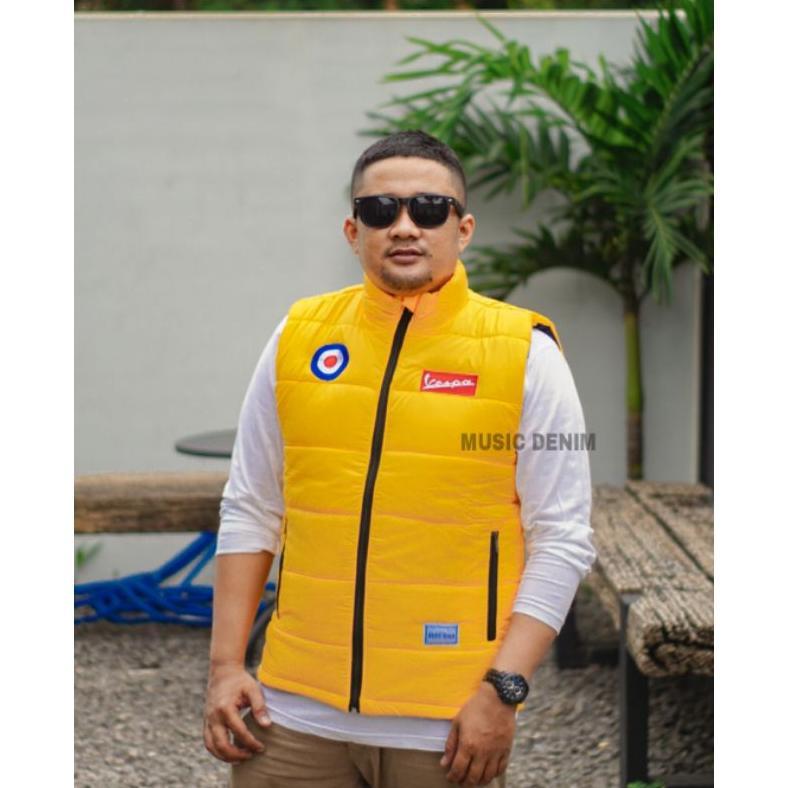 NEW Rompi (Vest) Piaggio VESPA / rompi motor penahan angin / rompi parasut tebal / rompi bikers / ro