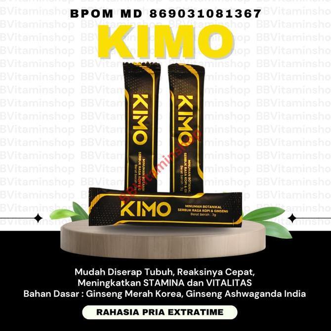 Terlaris Obat Kuat Pria Herbal KIMO Tahan Lama Stamina Perkasa Original happy shopping kak