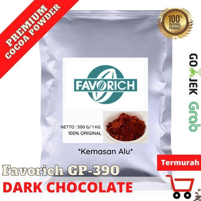 Banan- Favorich Gp390 Cocoa Powder - Coklat Bubuk Favorich Dark Chocolate
