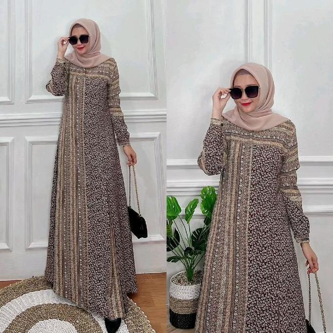 Magnolia Dress By Nasya Fashions/Gamis Premium/Gamis Terbaru/Gamis/Baju Wanita/Gamis Seragaman/Pakai