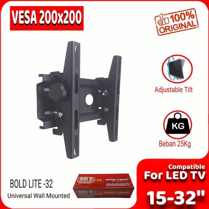 Weargo- Bracket Tv Led 15 24 29 32 Inch / Bracket Tv 24