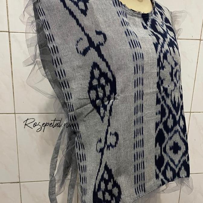 Ginza Vest Tribal / Rompi tenun tribal jumputan / outer batik tribal CS