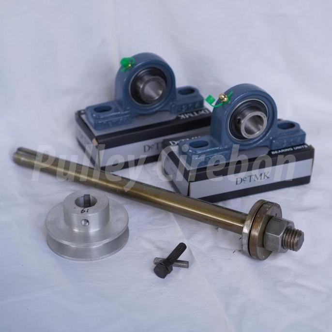 Paket Lengkap AS Gergaji Circle (Serkel) Ukuran 3/4 inch Panjang 30cm HARGA KHUSUS