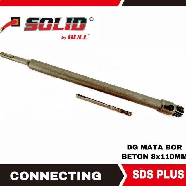 WM Connecting shank sambungan hollow core bit SDS PLUS 200mm SOLID