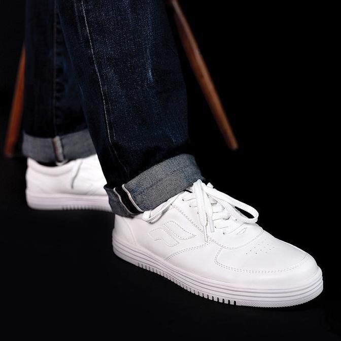 Sepatu Cowok Footstep Footwear Wave V2 White Casual Shoes Pria Sneakers Putih Snekers Hitam Black Ru