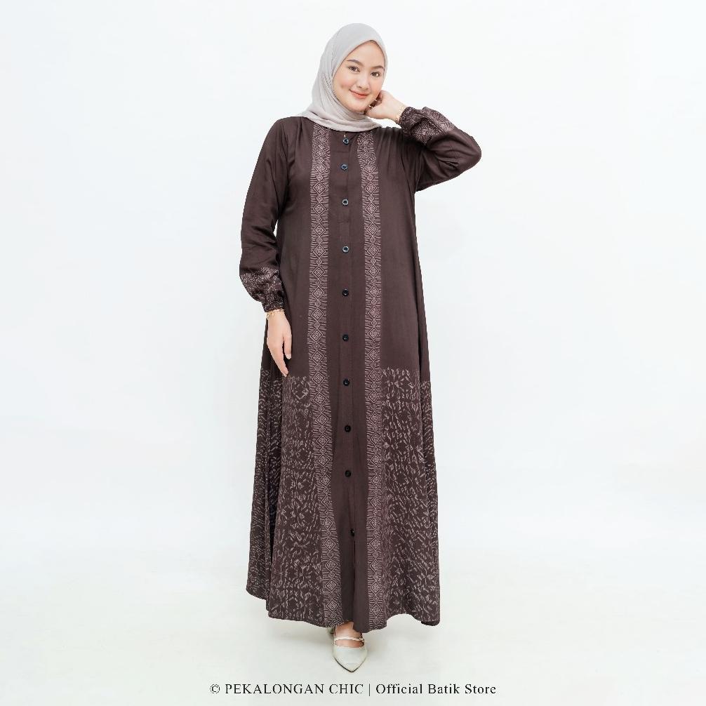 GAMIS TWILL ORI PREMIUM MOTIF CLASSY SONGKET SAKU SAMPING FULL KANCING / GAMIS PEKALONGAN LD 120 / G