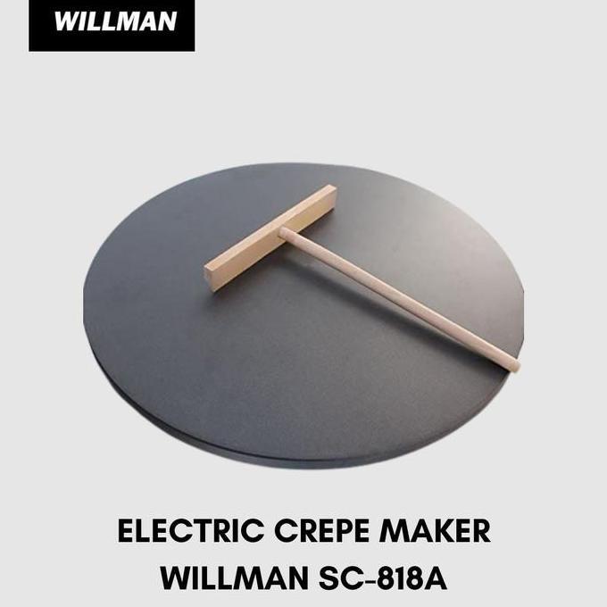 Promo Electric Crepe Maker Mesin Crepes Listrik WILLMAN SC-818A GARANSI Diskon