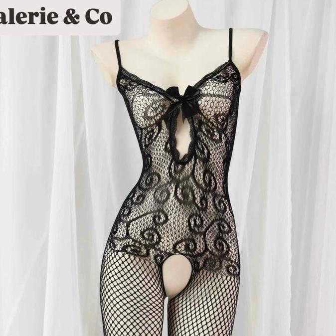 DY59 - MIMON Lingerie Jaring Body Stocking Seamless Big Size Jumbo Size