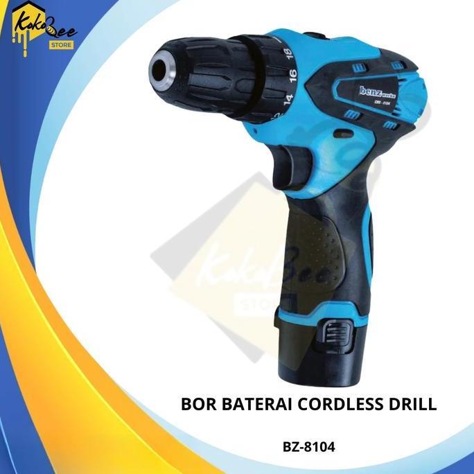 Terjangkau Benz Werkz Bor Baterai Cordless Drill / Bor Tangan Baterai 12V Benz Bz-8104