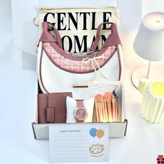 Hampers Kado Ulang Tahun Cewek | Kado Pacar Sahabat Perempuan | Birthday Box Aesthetic | Birthday Gi