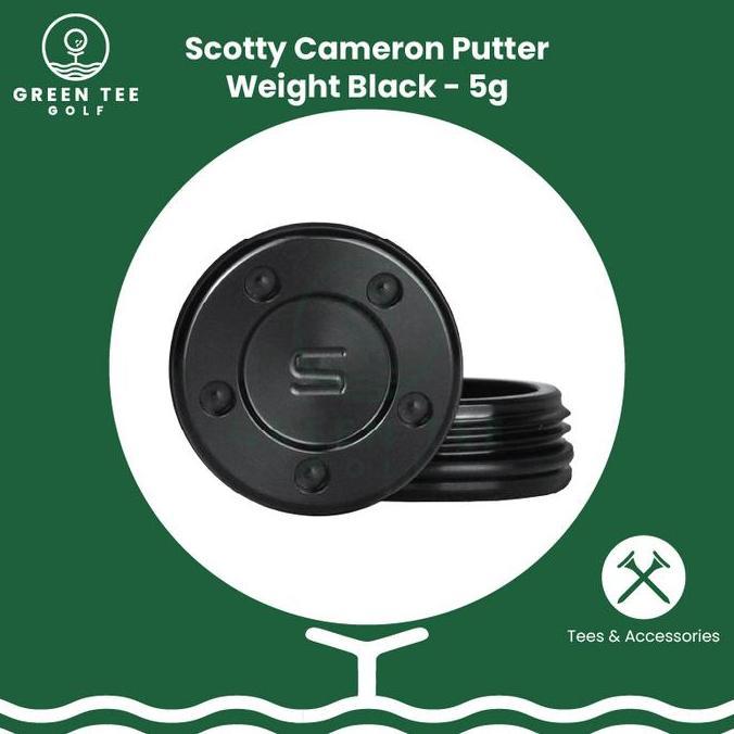 Golf Scotty Cameron Putter Weight FULL BLACK 1 Pair Pemberat Putter Scotty Cameron