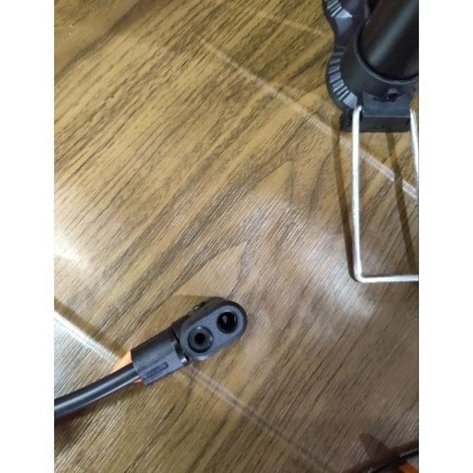 POMPA ANGIN TABUNG METERAN SEPEDA DAN MOTOR JEMBOLY ALOY