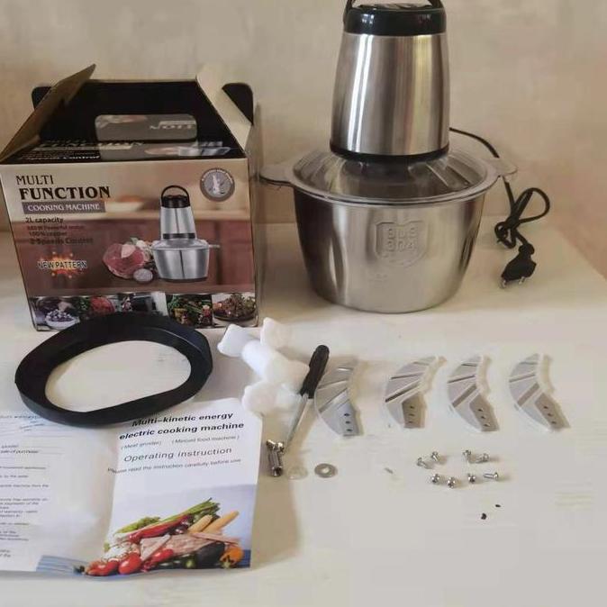 BLENDER DAGING STAINLESS STEEL CHOPPER PENGGILING DAGING STAINLESS