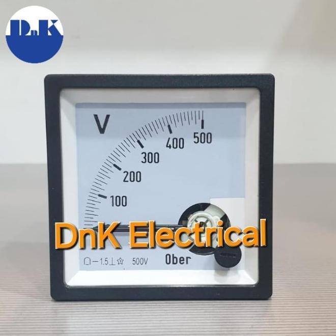 Ready Volt Meter DC / DC Volt Meter 500Vdc Merk OBER