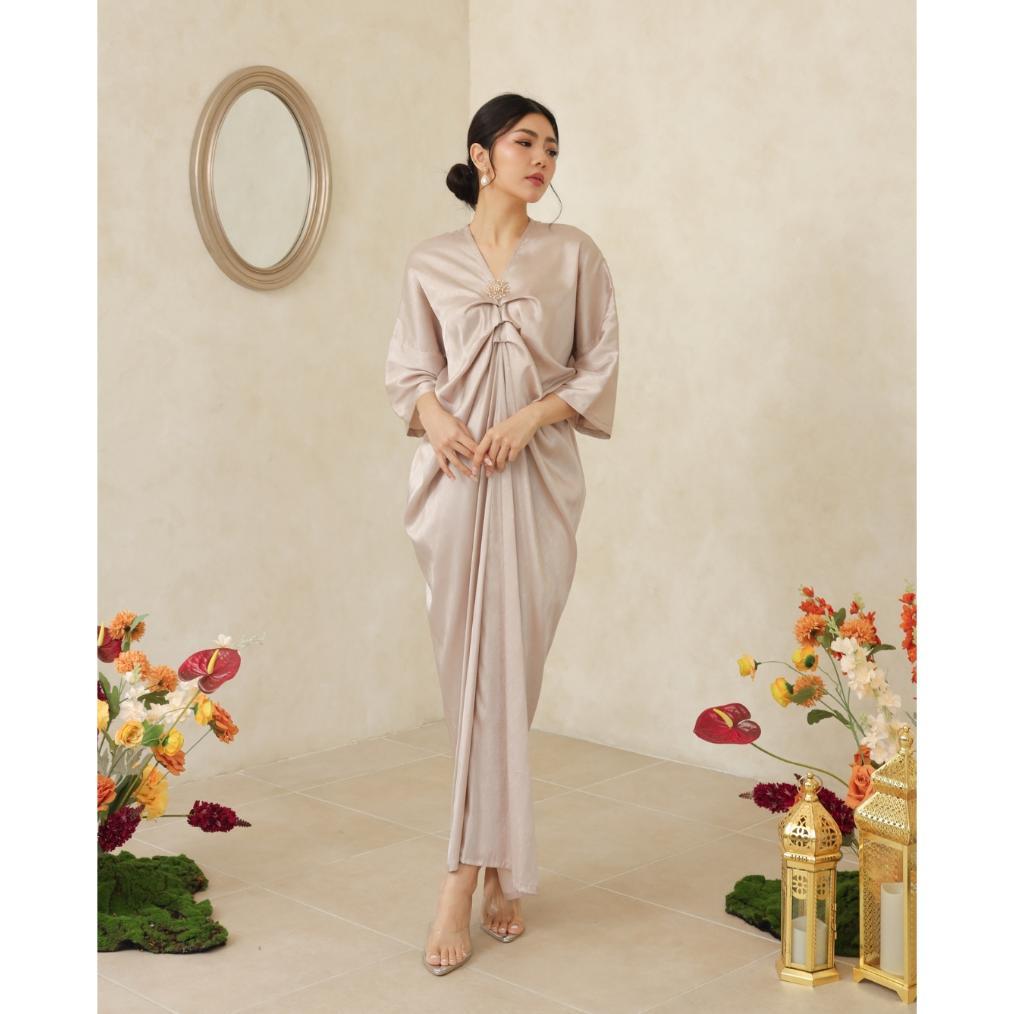 HOT PRODUCT [ Canary ] Ayesha Kaftan / Baju Lebaran/ Baju Wanita / Kaftan