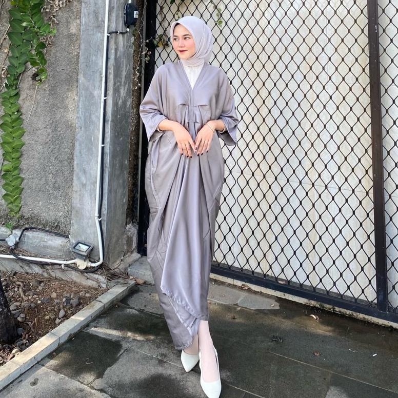 TERBARU [KAFTAN SATIN SILK] FREE BROSS / KAFTAN SILK / KAFTAN ELEGANT / KAFTAN SIMPLE