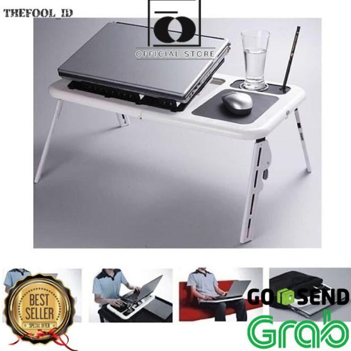 CROWHEAY Meja Laptop Lipat Portable|Meja Laptop Kipas Pendingin E-Table