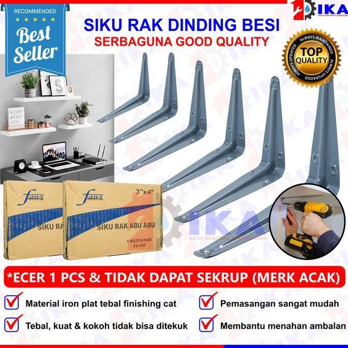 NAKATEKNO SIKU RAK DINDING BESI BUKU L BRACKET ABU AMBALAN PENYIMPANAN GANTUNG DINDING SPEAKER SOUND