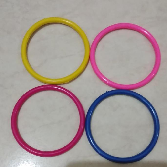 Gelang Gelangan Mainan Plastik 100pcs