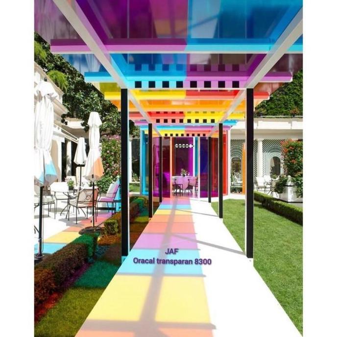 stiker oracal transparan 8300/stiker kaca warna/ ready oracal warna