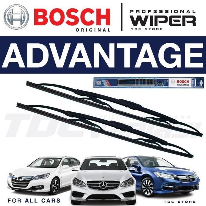 TERBARU - WIPER MAZDA E2000 BOSCH ADVANTAGE / ECOPLUS TDC VARIASI