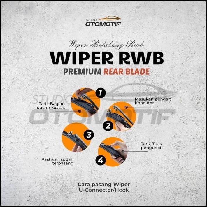 DISKON RWB REAR WIPER - WIPER BELAKANG INNOVA REBORN 2016-2021 