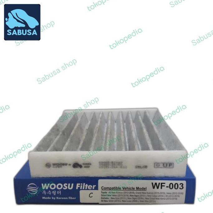 PROMO DISKON - WOOSU Filter Saringan AC Kabin Avanza Xenia Veloz Premium Anti Bakteri