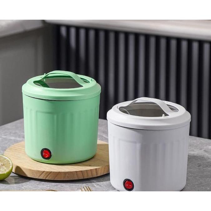 BEBAS ONGKIR - PANCI LISTRIK RICE COOKER MINI ELECTRIC MULTIFUNGSI ANTI LENGKET KABEL / COOKING POT 