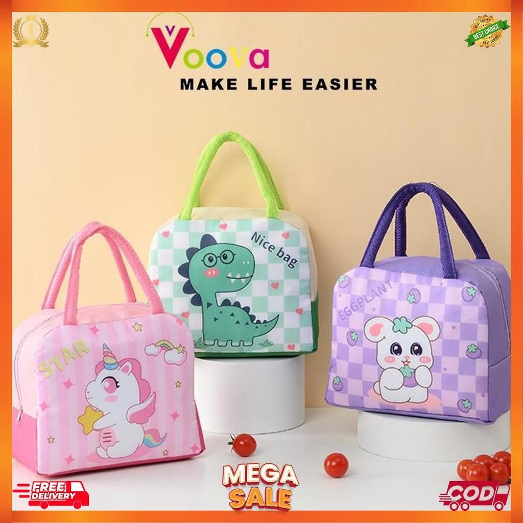 Terlaris Voova Lunch Bag/Reseller Welcome /Tas Bekal Anak Karakter Tahan Panas/Tas Bekal Sekolah