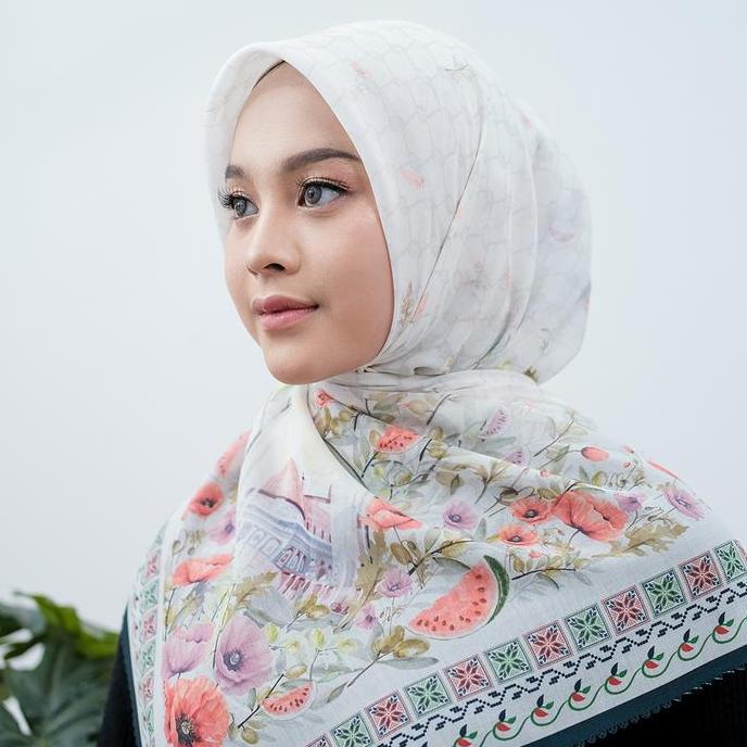 Scarf Premium Rarekynd Hijab Printing Segiempat Zahira