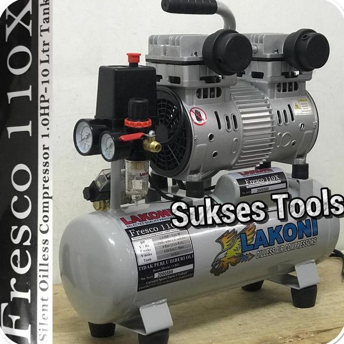 Murah Lakoni Kompressor Oilless Fresco 110 X Kompressor Silent Fresco110 X