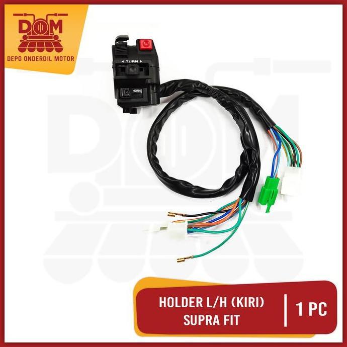 Promo Holder Kiri Supra Fit L/H (KAGAYAKU) Kabel Saklar Tombol Lampu On Off Dim Riting Sen Klakson M