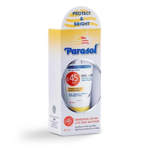 Parasol Sunblock Lotion Spf45 50ml / Sunblock / Tabir Surya (TERBAIK) (TERBARU) (TERMURAH)