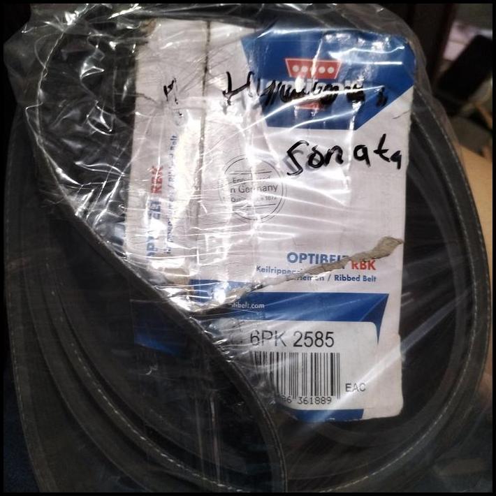 BEST DEAL FAN BELT VAN BELT TALI KIPAS HYUNDAI SONATA 6PK2585 OPTIBELT GERMANY 