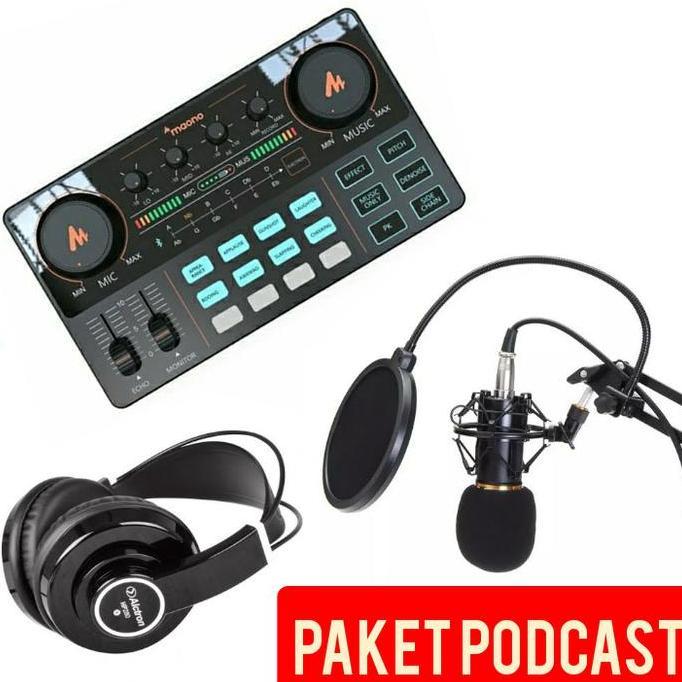 PAKET SOUNDCARD MAONO PODCAST BERDUA