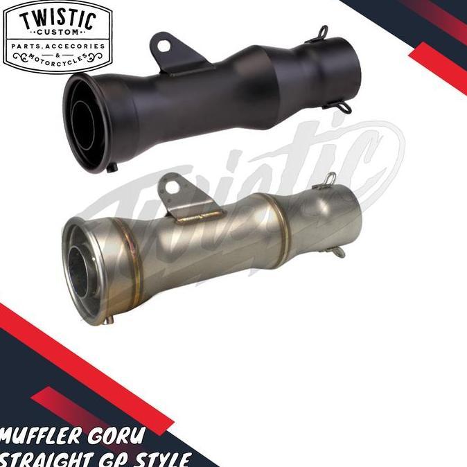 Knalpot Muffler Silencer Slip On Goru Straight Gp Style Motor Royal Enfield W175 W250 Sr400 Triumph 