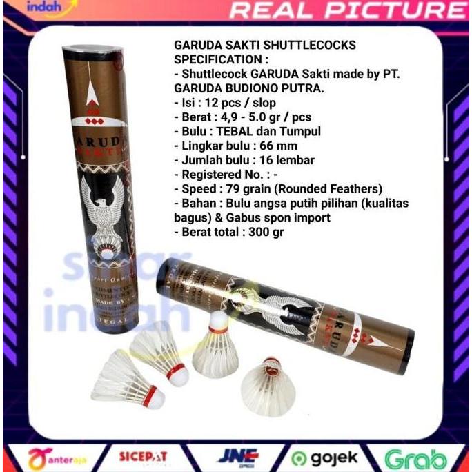 Bola Badminton shuttlecock bulutangkis kok bulu Garuda Sakti