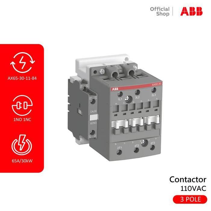 ABB Contactor 30kW AX65-30-11 65A 110V Kontaktor 1SBL371074R8411