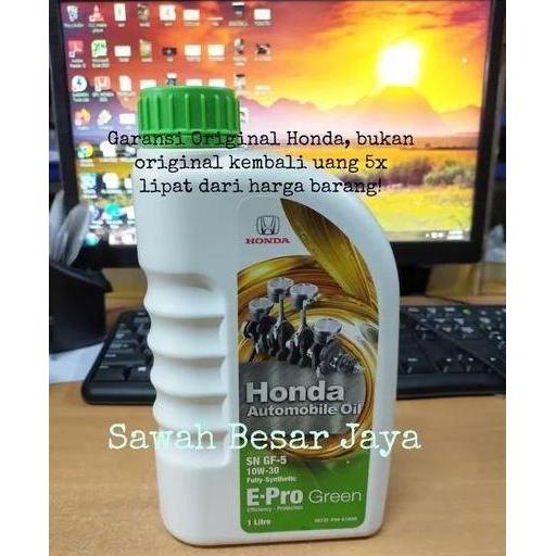 Oli Mesin Mobil E-Pro Green 1 Liter 10W-30 Original Honda Terbatas